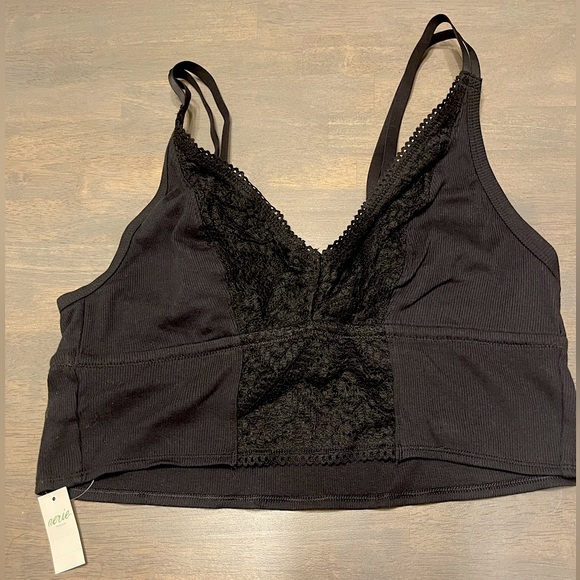 aerie Other - NEW! • AERIE • Lace Bralette | Black | XL
